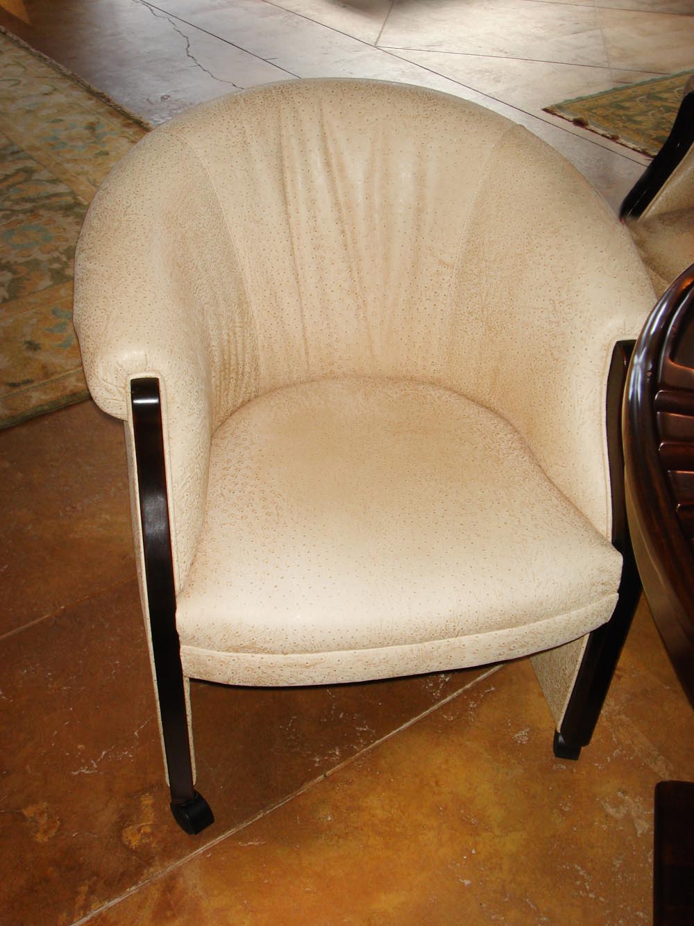 Townsend Leather's Expressions Cowhide Vanilla Bean Ostrich