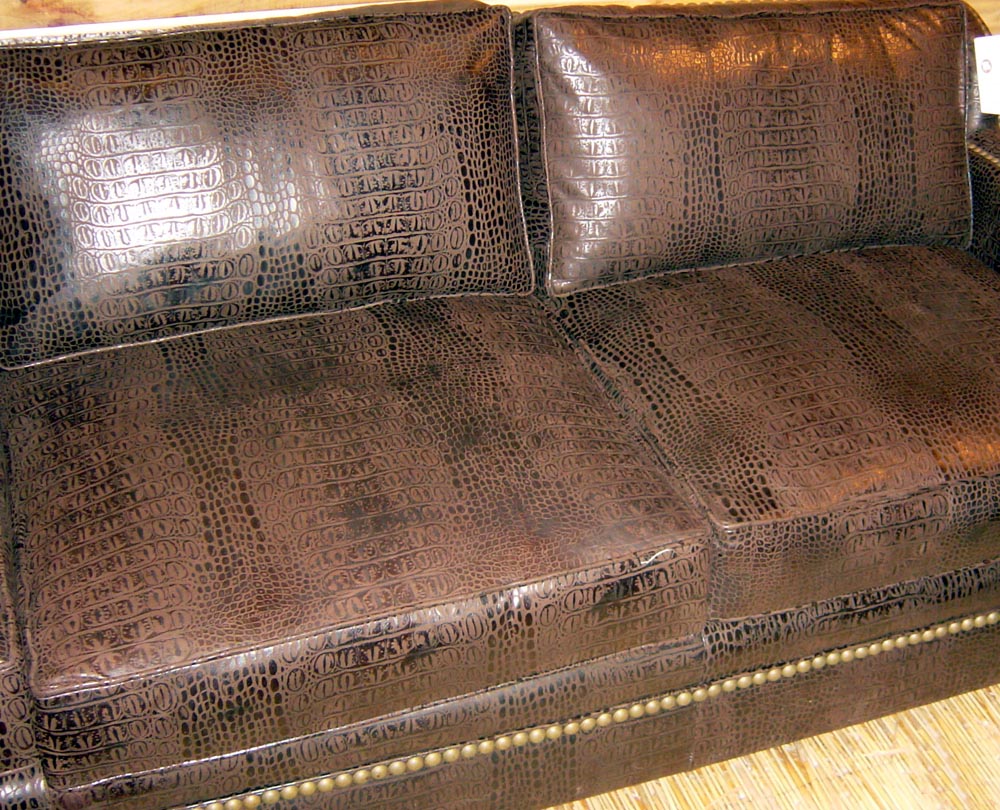 Townsend Leather's Expressions Cowhide Clove Spice American Gator