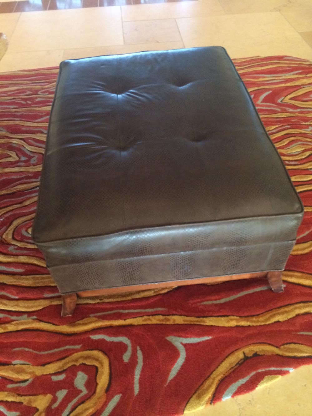 Townsend Leather's Expressions Cowhide Clove Spice Java Snake