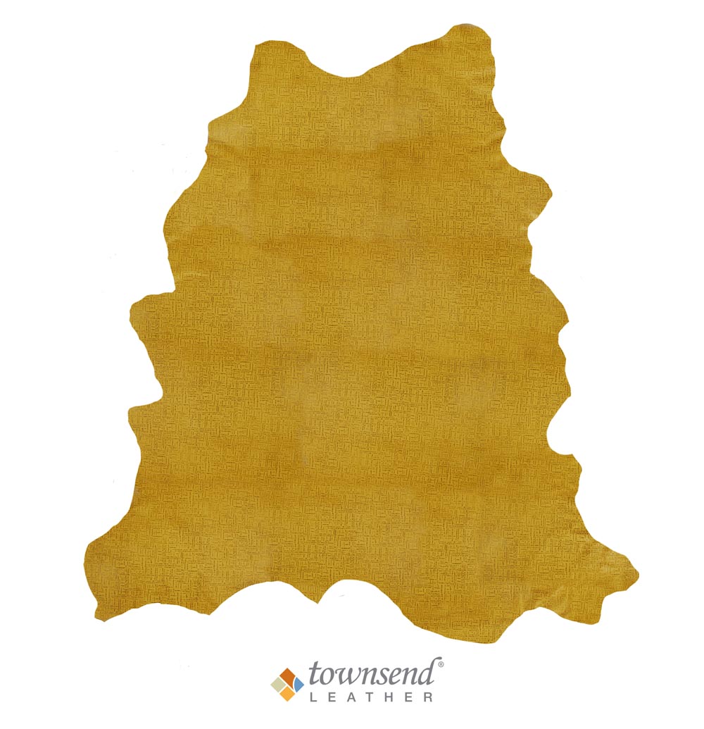 Townsend Leather's Expressions Cowhide Lemon Grass Maze