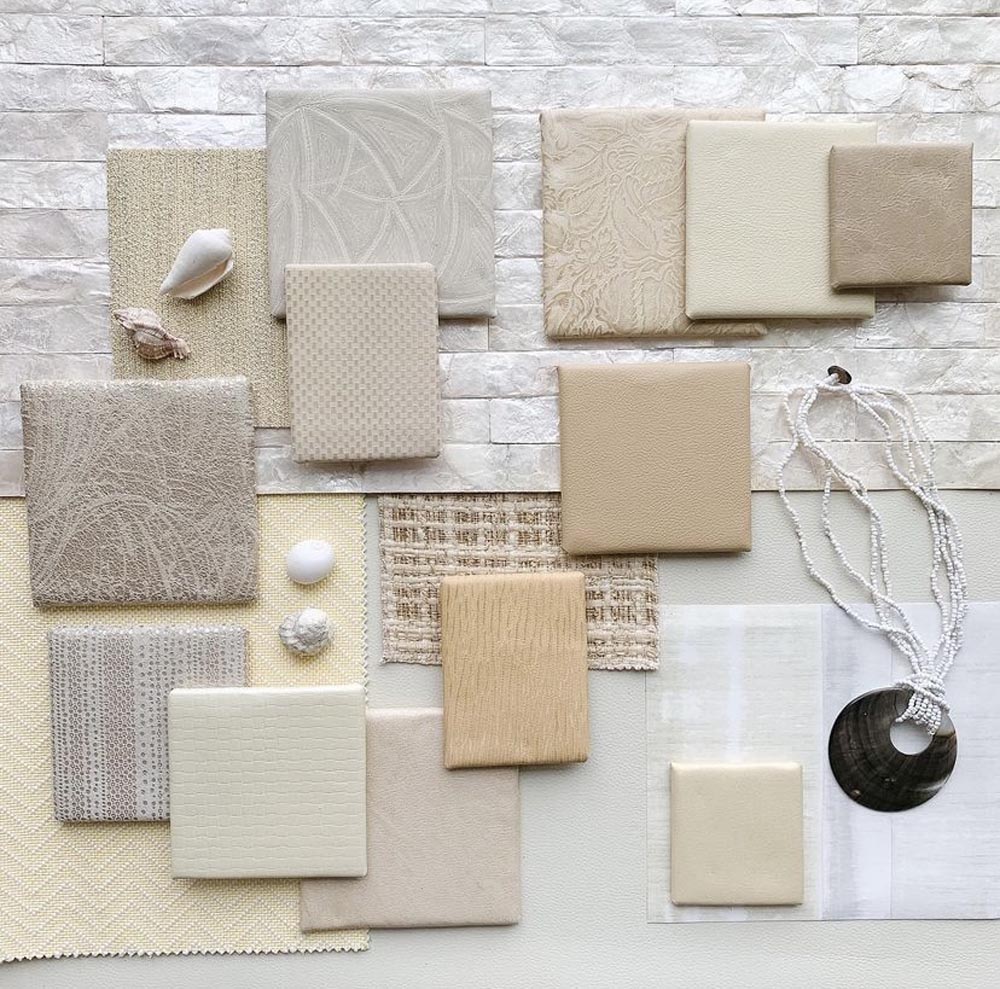 Townsend Leather's Mother of Pearl Mood Board