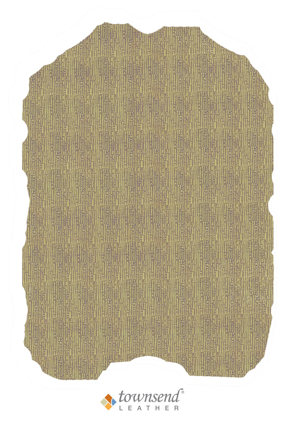 Townsend Leather's Sticks & Stones Gaufrage Cowhide Bamboo Breeze