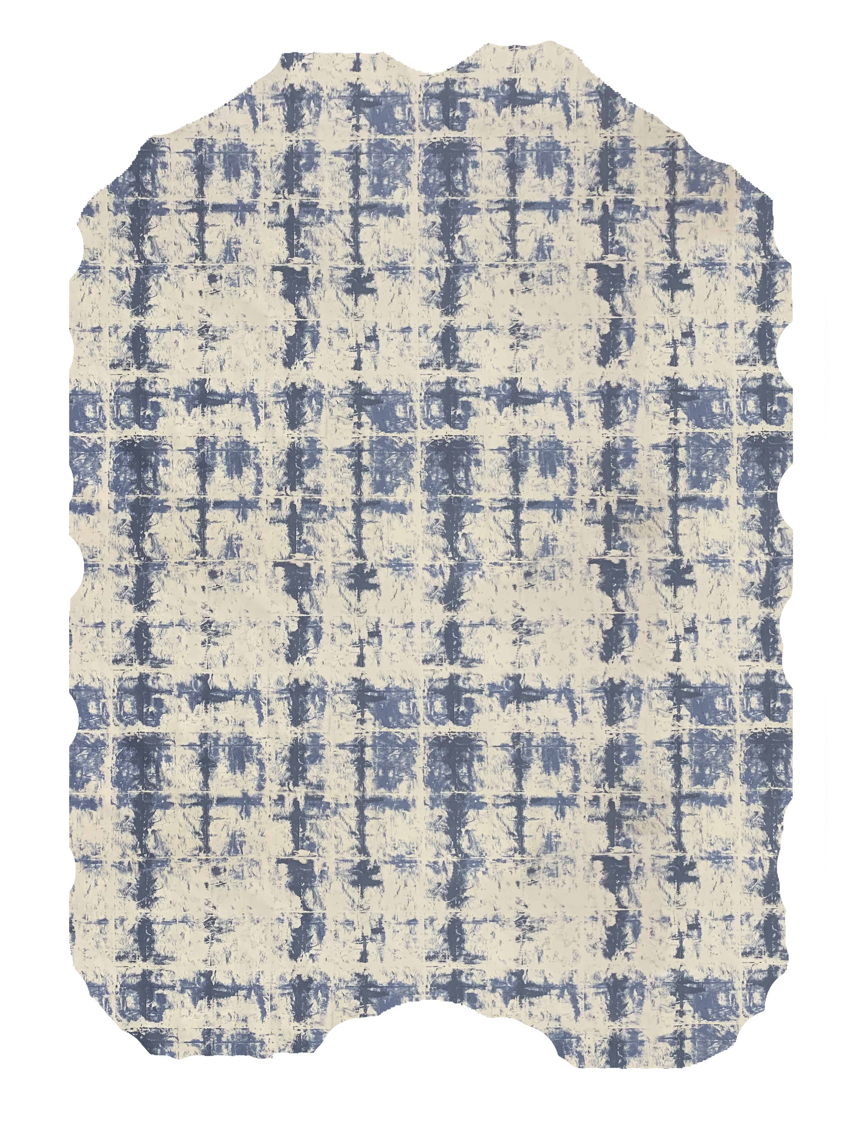 Digitally Printed Cowhide by Stacy Garcia® Inkwash Indigo