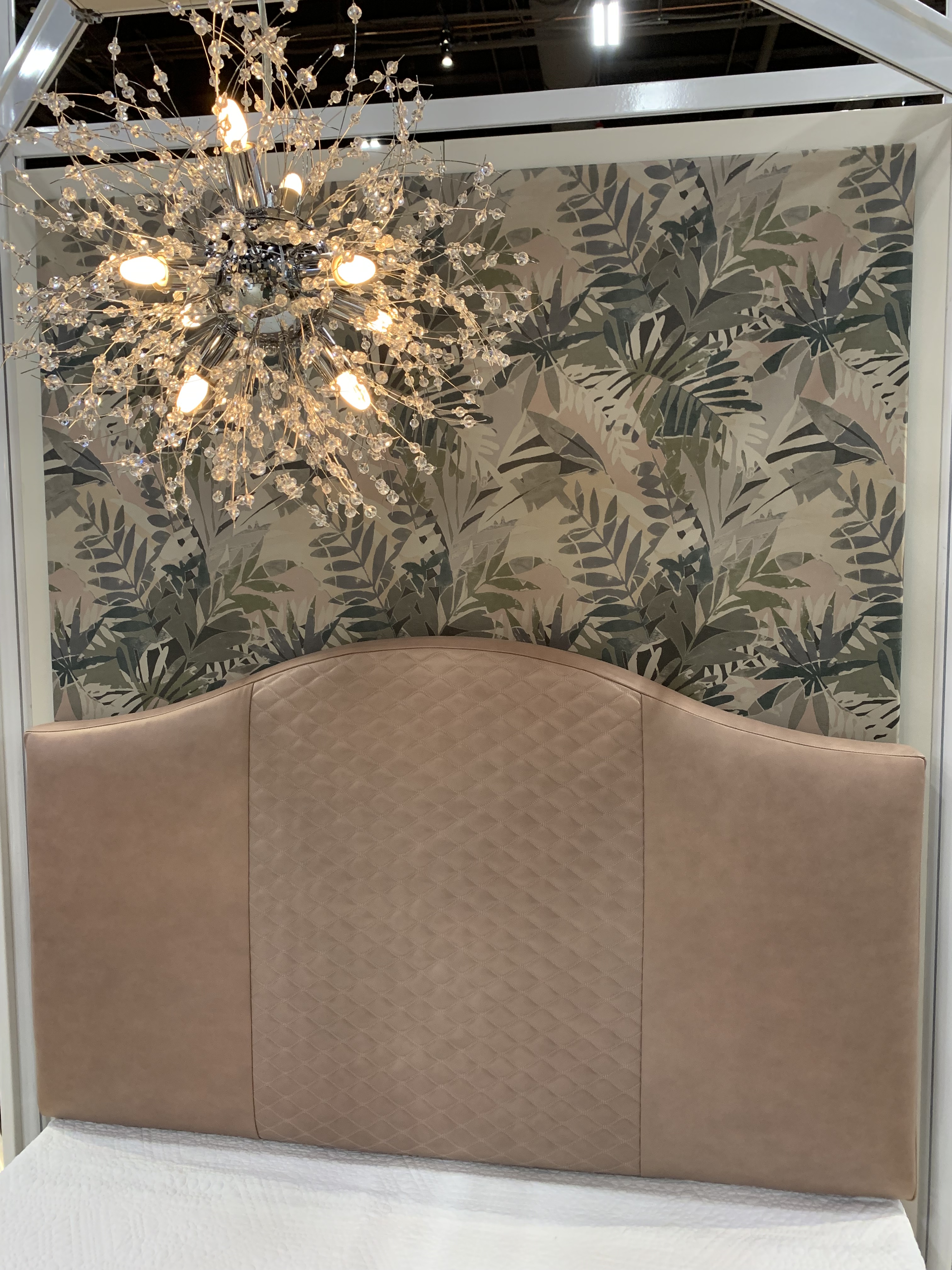 Digitally Printed Cowhide by Stacy Garcia® Tropical Foilage Peachy Keen