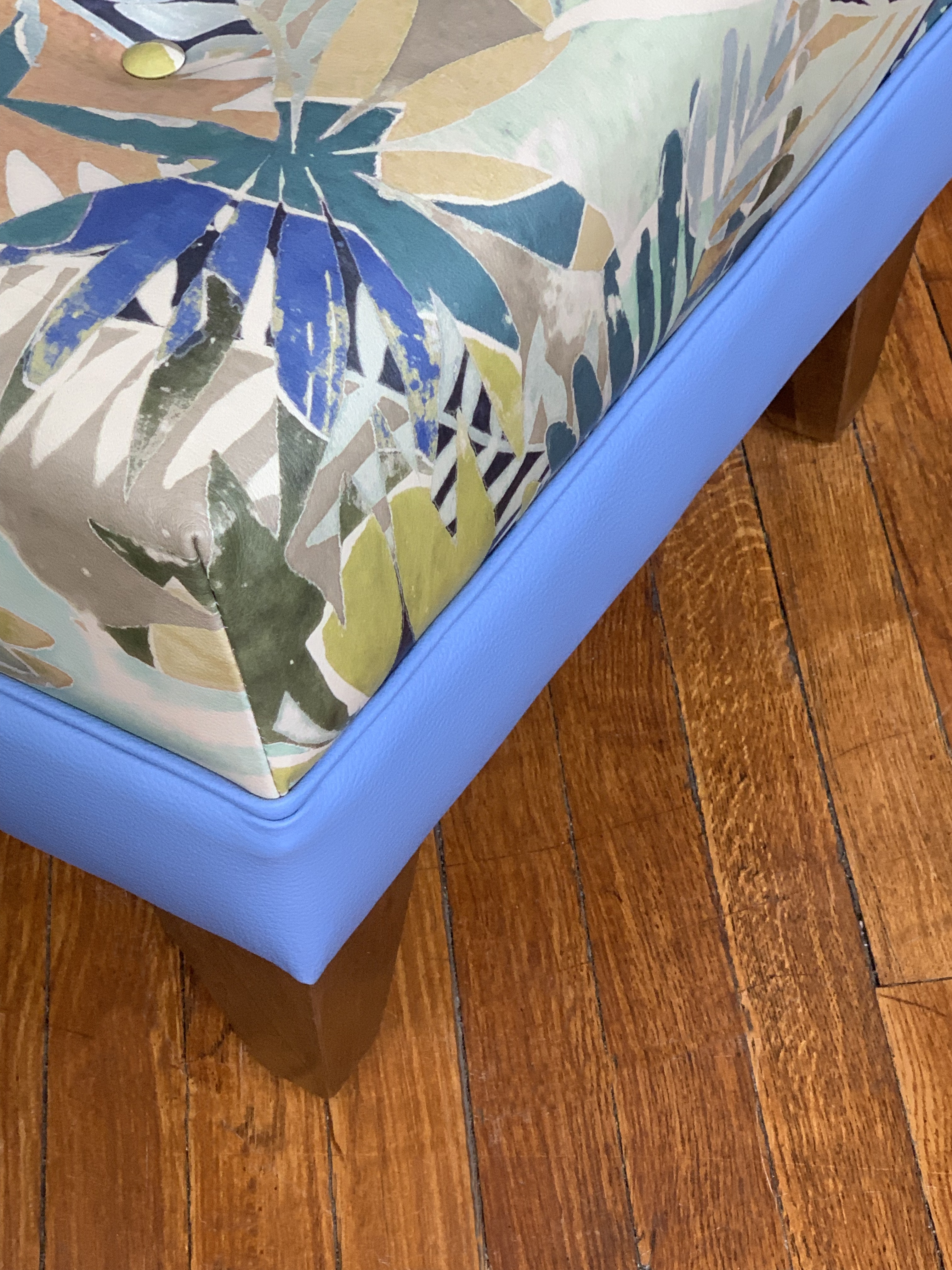 Digitally Printed Cowhide by Stacy Garcia® Tropical Foilage Coastal Bliss