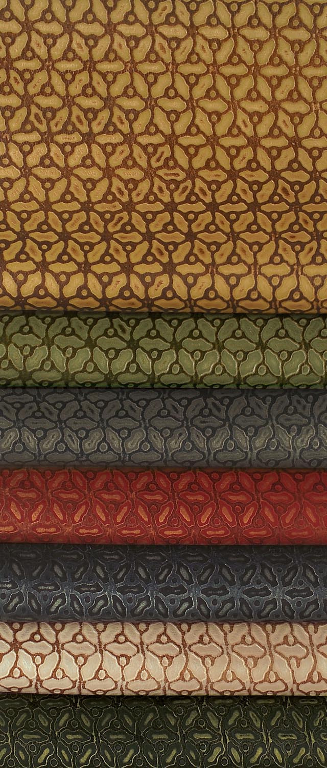 Townsend Leather's Ancient Gaufrage Cowhide Mosaic