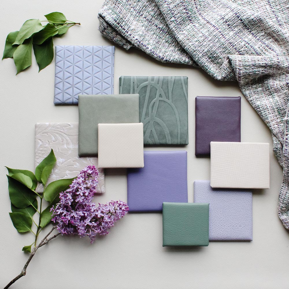 Townsend Leather's Lilac Mood Board