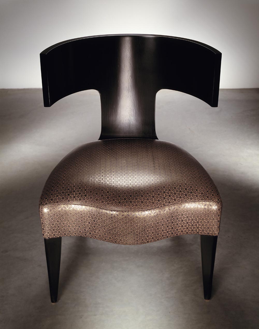 Townsend Leather's Aniline Gaufrage Cowhide Pewter Mosaic