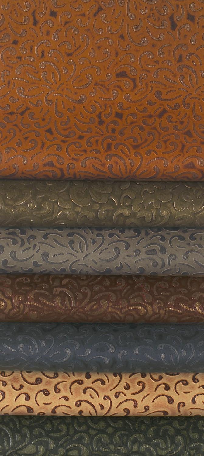 Townsend Leather's Aniline Gaufrage Cowhide Persia