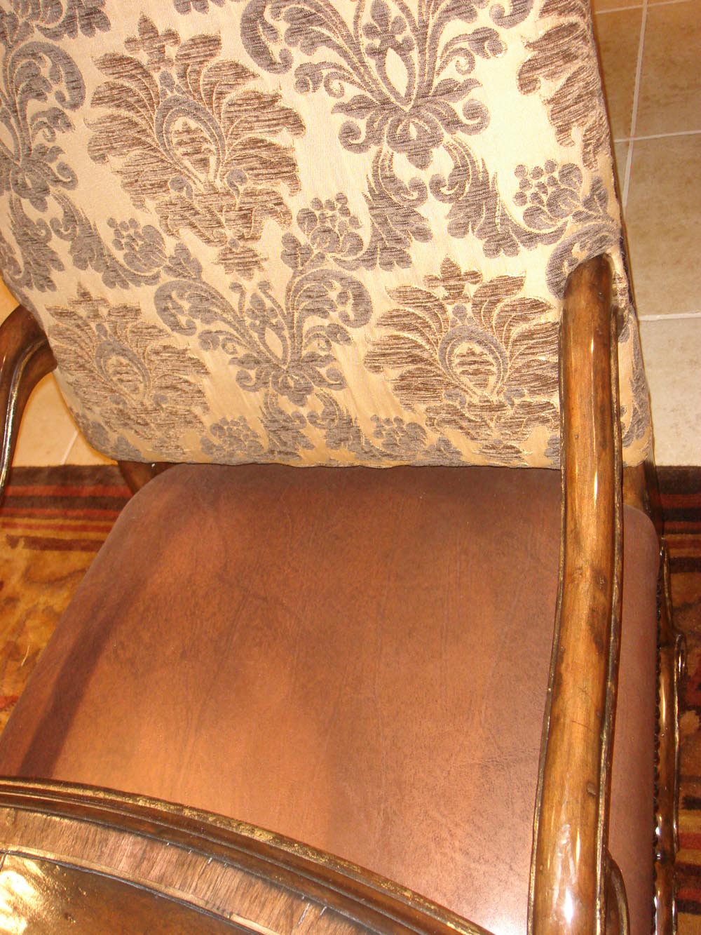 Townsend Leather's Brushed Metallic Cowhide Old Penny