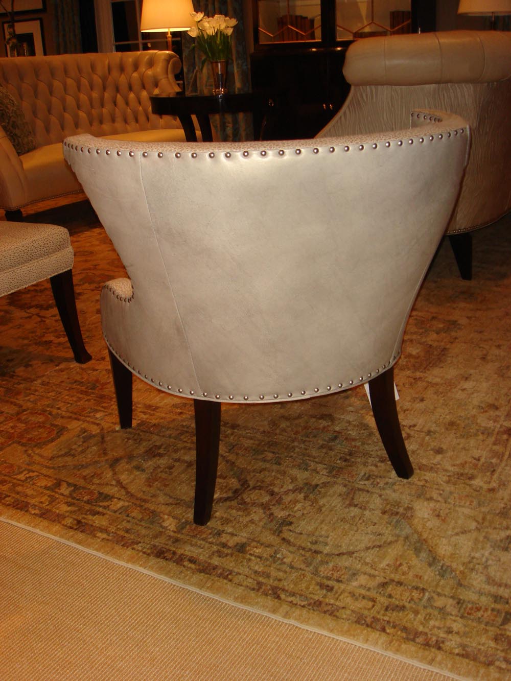 Townsend Leather's Brushed Metallic Cowhide Coastal Sands