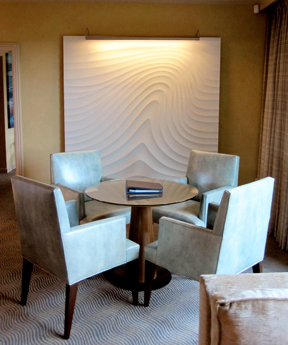 Townsend Leather's Fierce Fish Cowhide Aqua Sea Stingray