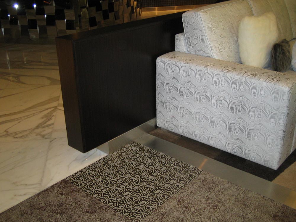 Townsend Leather's Milano Gaufrage Cowhide Custom Color Abstract Floral