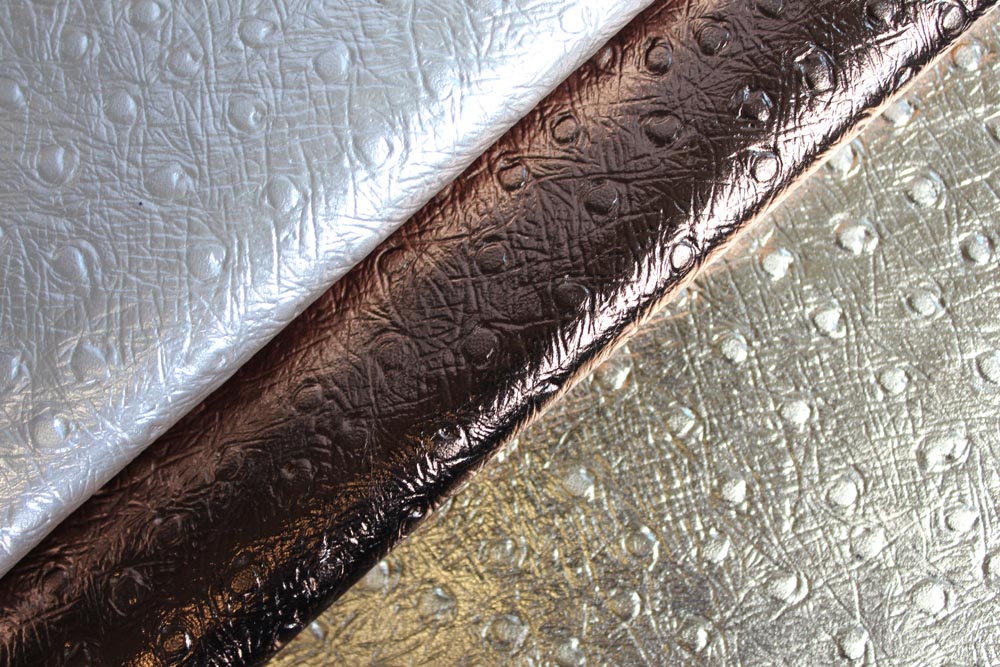 Townsend Leather's Fab Foils Embossed Cowhide Ostrich
