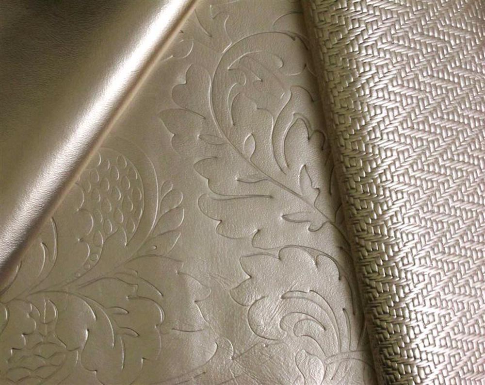 Townsend Leather's Fab Foils Embossed Cowhide Platinum