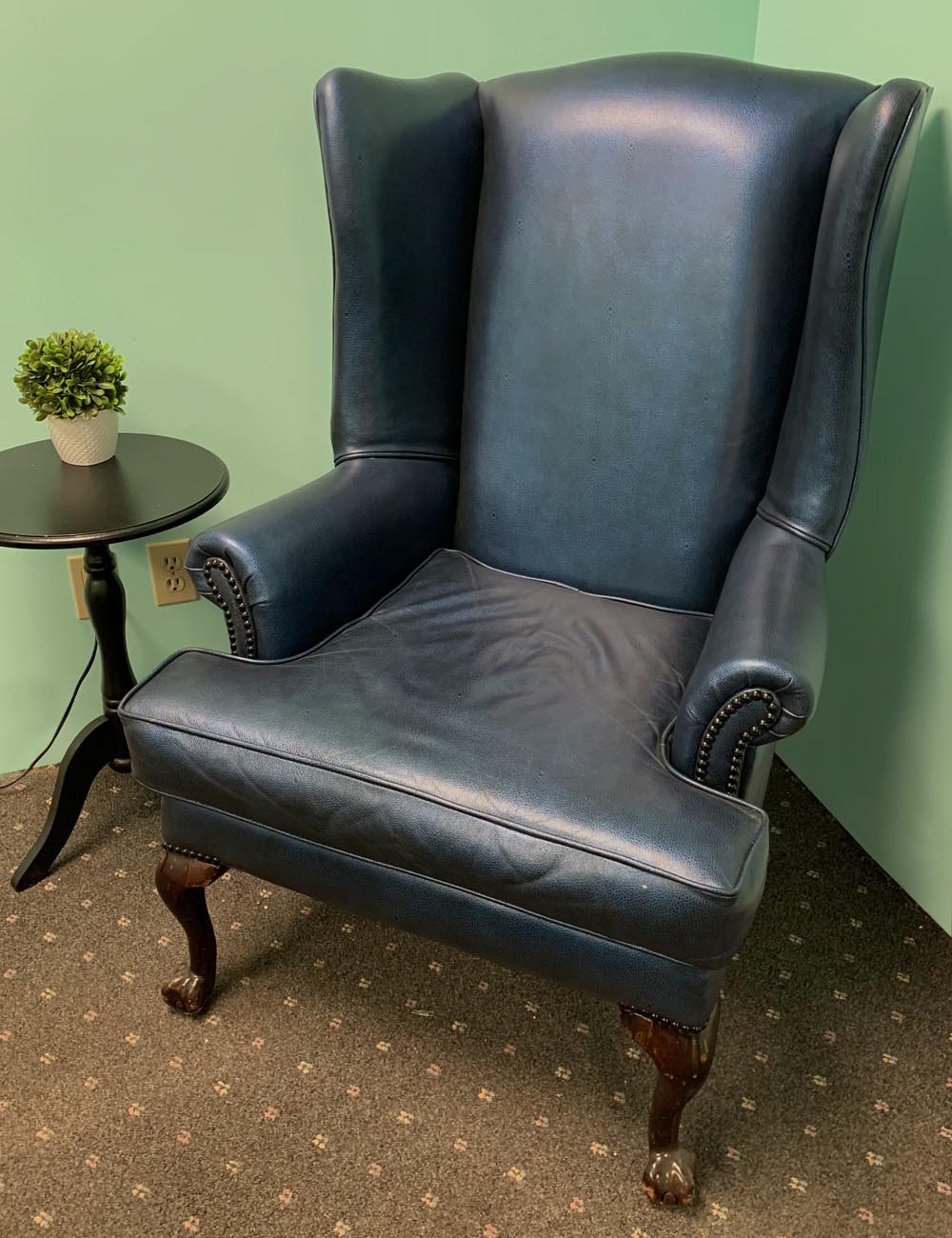 Townsend Leather's Metallic Stingray Cowhide Sapphire