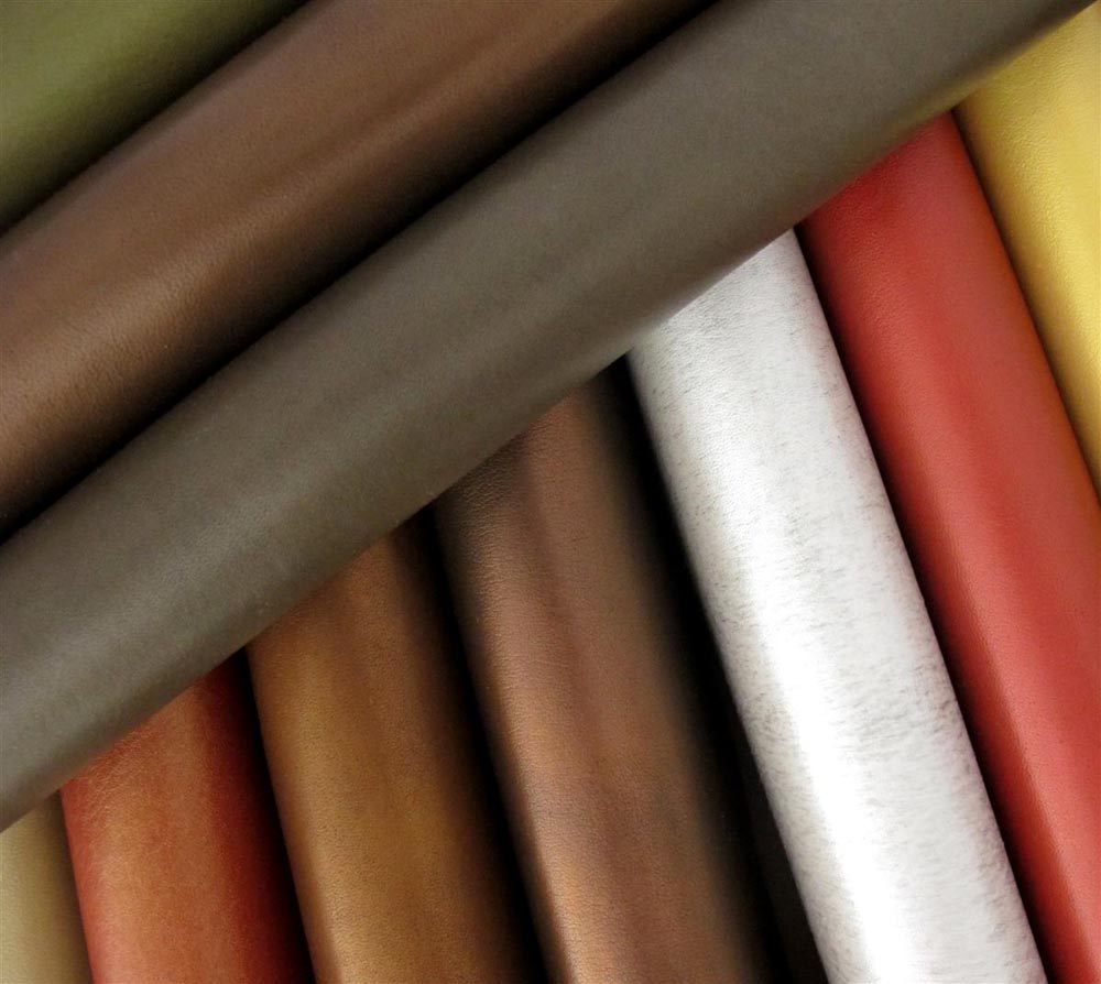 Townsend Leather's Brushed Metallic Lambskin