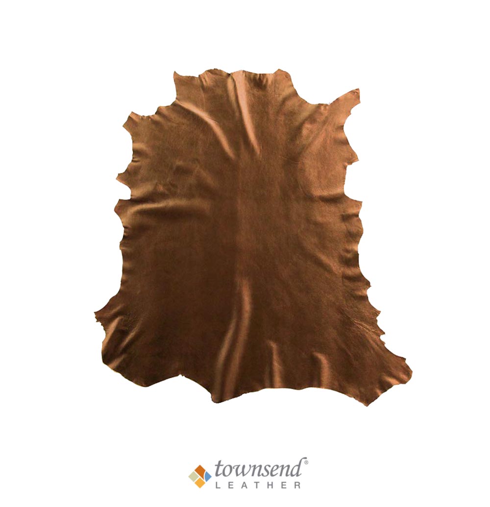 Townsend Leather's Brushed Metallic Lambskin Cinnamon Stick