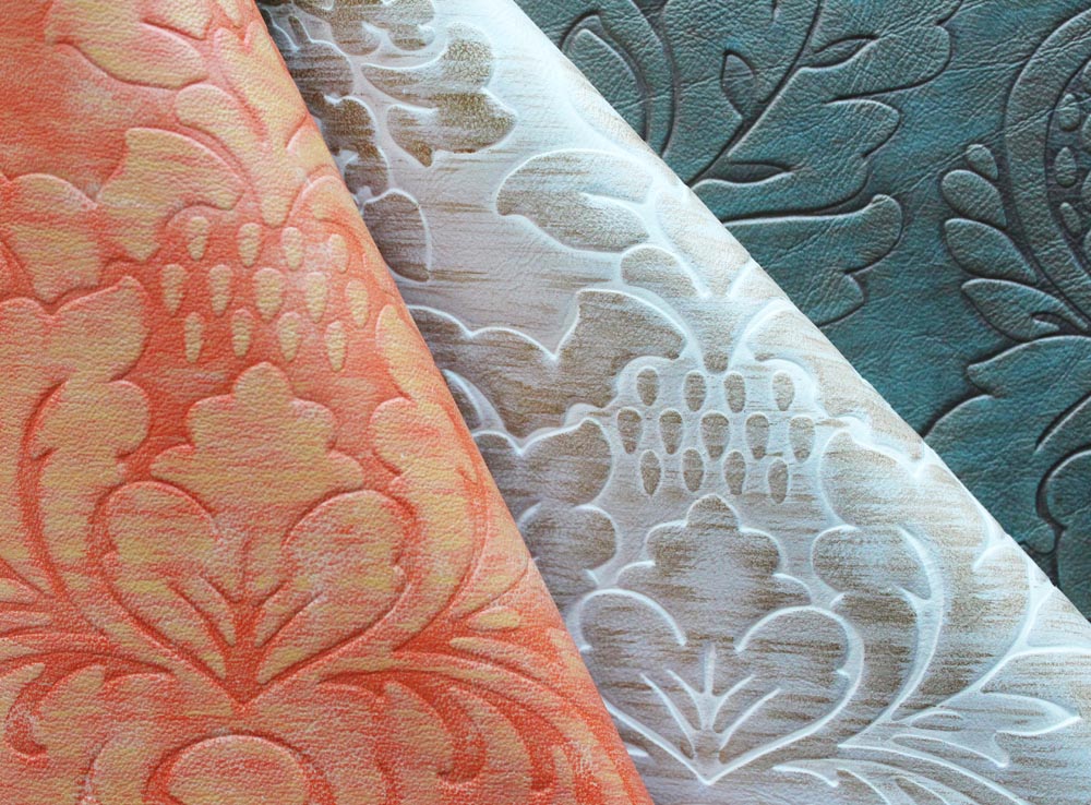 Townsend Leather's La Scala Damask by The Roger Thomas Collection