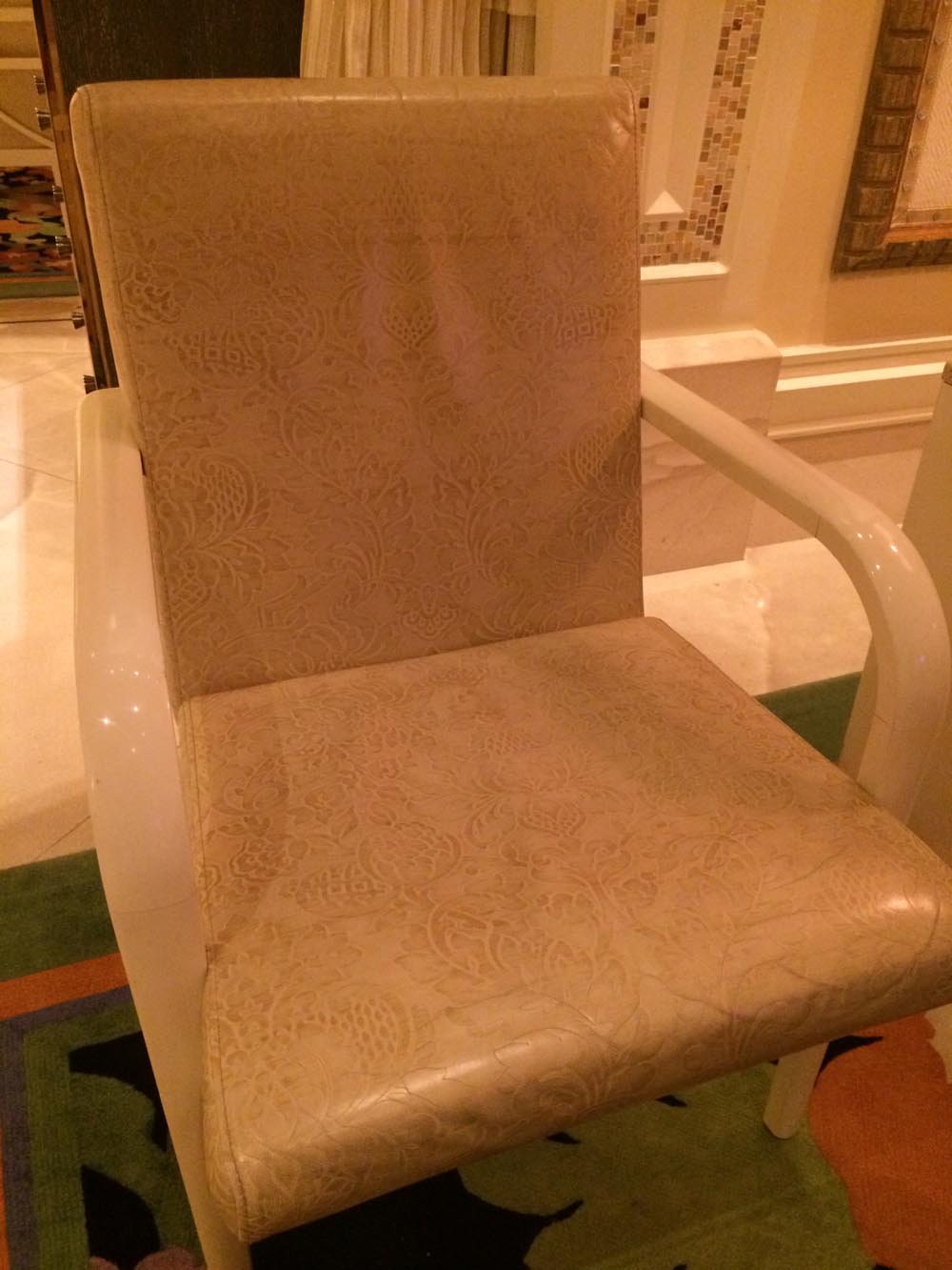 Townsend Leather's La Scala Damask by The Roger Thomas Collection Custom Color